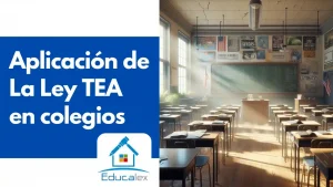 Aplicación de La Ley TEA en colegios